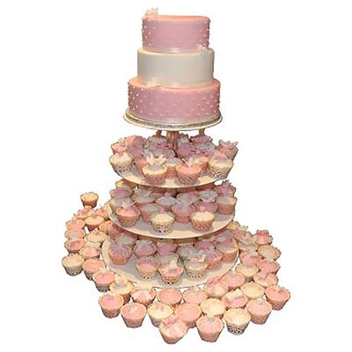 Hochzeitstorten, Individuelle Hochzeitstorten, Cup-Cake-Torte 1